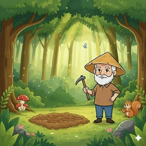 Câu chuyện "Bác nông dân và con quỷ đỏ"